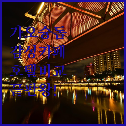 가오슝 돔 감성 카페 투어 코스와 평점 높은 가성비 호텔 3곳 비교