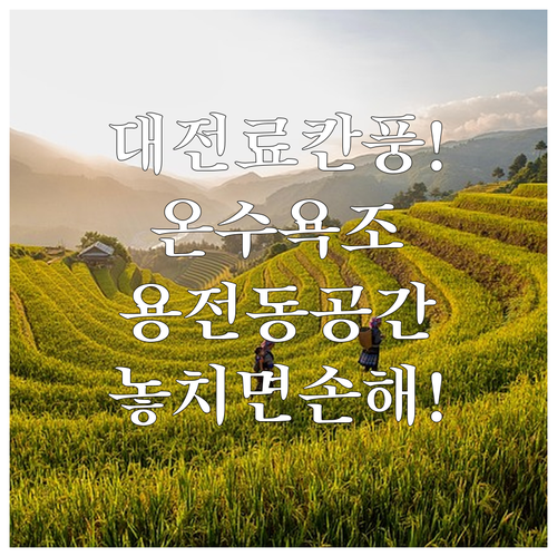 대전 숙소 추천 료칸풍 분위기와 온수 욕조로 힐링하는 용전동 공간