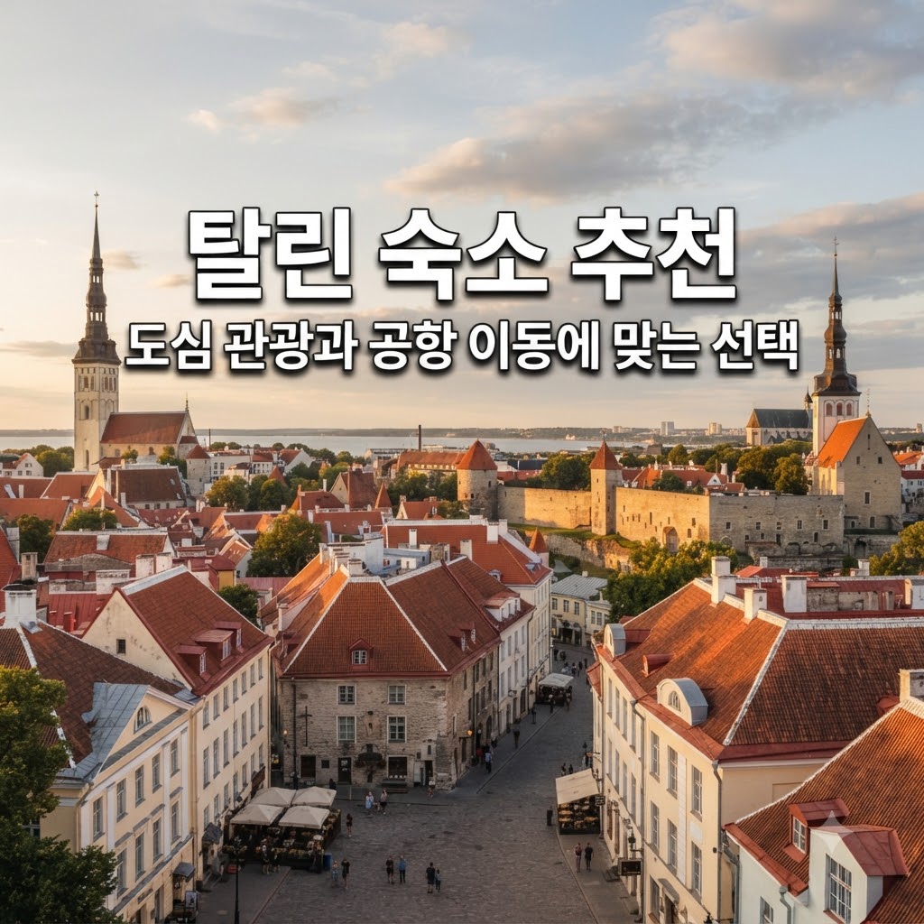 탈린 숙소 추천 도심 관광과 공항 이동에 맞는 선택
