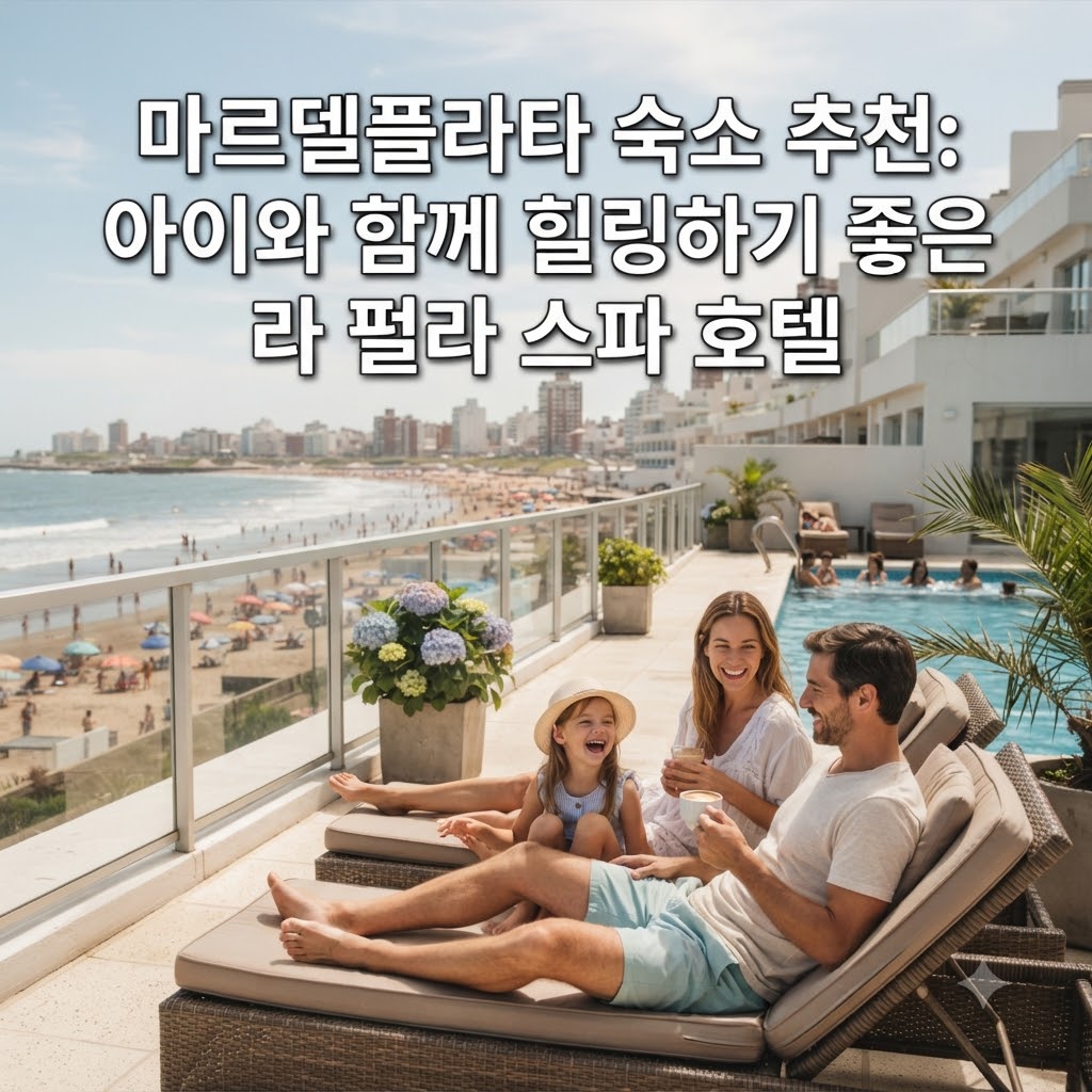 마르델플라타 숙소 추천 아이 동반 가족이 휴식하기 좋은 라 페를라 스파 호텔